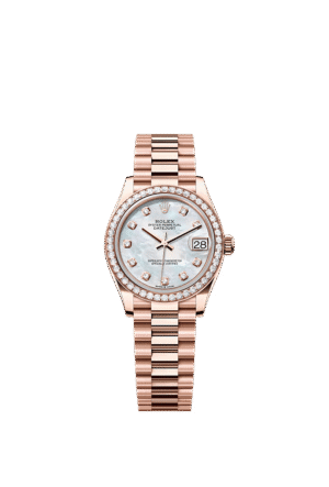 أويستر، ٣١ مم، من ذهب إيفروز والألماس  الرقم المرجعي 278285RBR