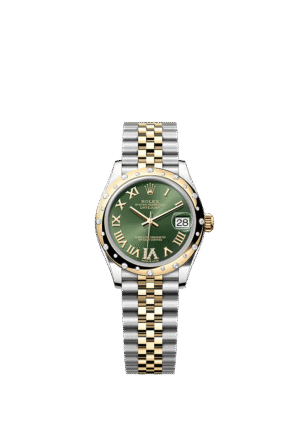 أويستر، ٣١ مم، من فولاذ أويستر ستيل والذهب الأصفر والألماس  الرقم المرجعي 278343RBR