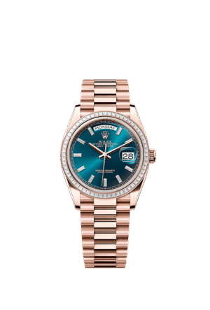 أويستر، ٣٦ مم، من ذهب إيفروز والألماس  الرقم المرجعي 128395TBR