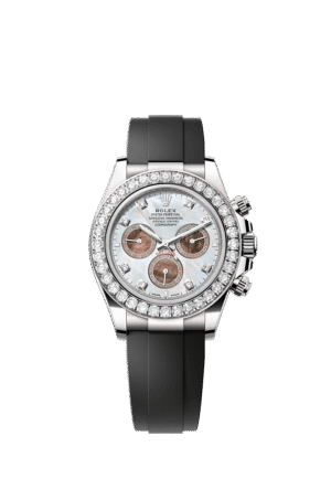 أويستر، ٤٠ مم، من الذهب الأبيض والألماس  الرقم المرجعي 126589RBR