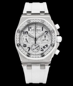 ساعة ap Royal Oak 26048 Offshore 37 🏅️ap5 Audemars Piguet 37mm Love Chronograph Mechanical Watch