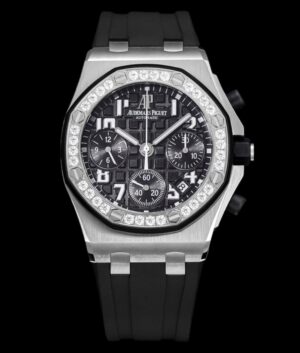 ساعة ap Royal Oak 26048 Offshore 37 🏅️ap5 Audemars Piguet 37mm Love Chronograph Mechanical Watch