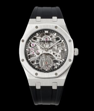 تطلق AP ساعة Royal Oak Series AP الأوتوماتيكية الهيكلية التوربيون العائمة الأوتوماتيكية. حركة توربيون ذاتية التعبئة كاليبر 2972 تم تطويرها ذاتيًا