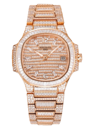 باتيك فيليب 7021 السيدات نوتيلوس كامل الماس طبعة محدودة