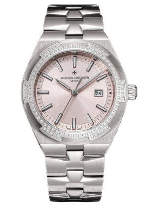 ساعة فاشيرون كونستانتين للنساء من سلسلة أوفرسيز أوتوماتيكية متعرجة